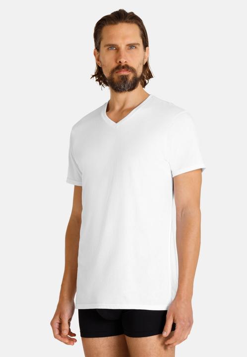 Produktbild Camano Men comfort BCI cotton V-Neck T-shirt 2p (S)