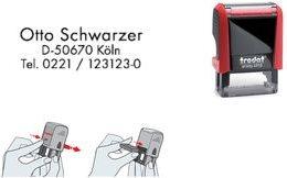 Produktbild Trodat ® Textstempel Printy 4910 26 x 9 mm (B x H) individuelle Textplatte schwarz