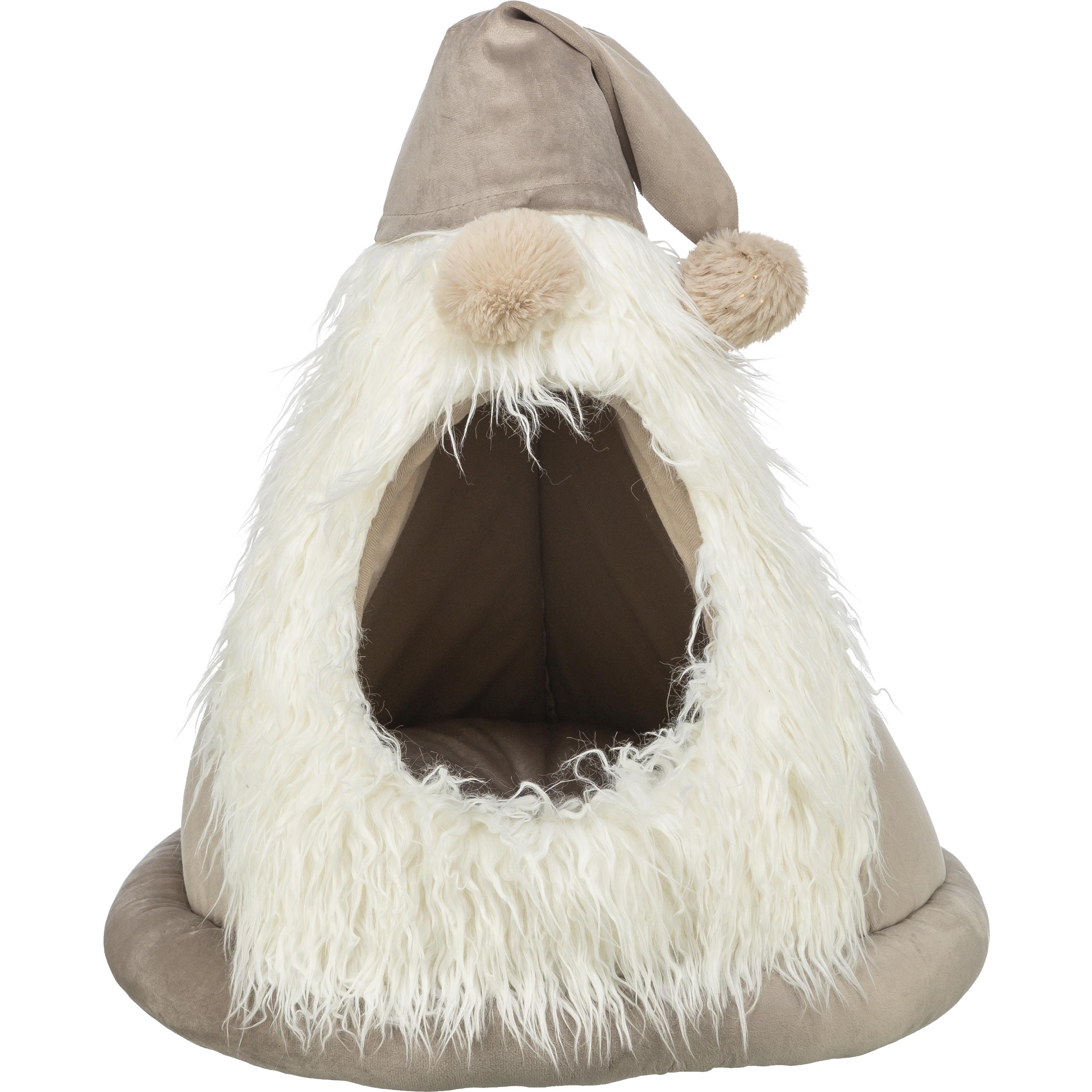 Meilleurs prix pour Trixie Xmas Cave à chats lutin ø45x47cm, beige Cave à chats