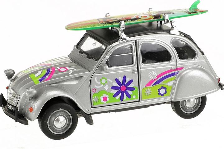 Image du produit Toi-Toys Modèle réduit de voiture Welly Citroën avec planche de surf