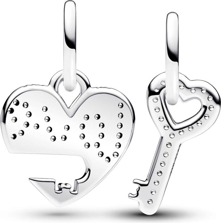 Immagine prodotto Pandora Ciondolo con cuore e chiave divisibili (Argento 925)