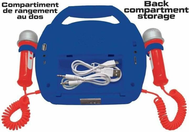 Produktbild Lexibook MP320SPZ Spider-Man-Tragbarer digitaler Karaoke-Player für Kinder-Mikrofone, Lichteffekte