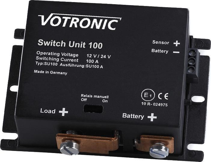 Votronic 2072 Switch Unit 100 12V / 24V battery main switch