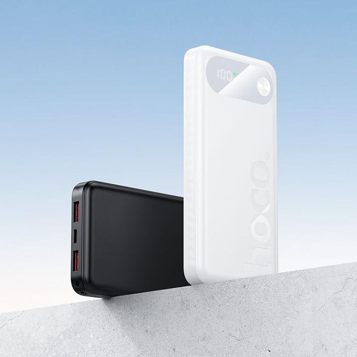 Actual product image Hoco Power bank Powerbank 10000 mAh QC PD 22,5W J154 white (10000 mAh, 22.50 W, 37 Wh)