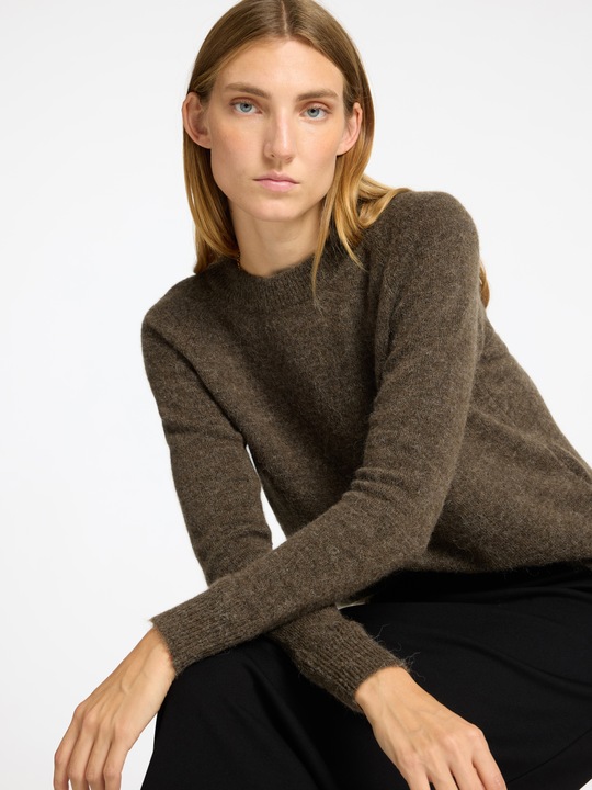 Image du produit Selected Femme Pull en laine à col ras du cou (XS)