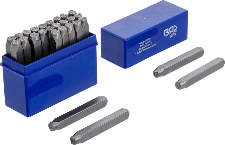 Image du produit BGS Lettres à frapper | 6 mm
