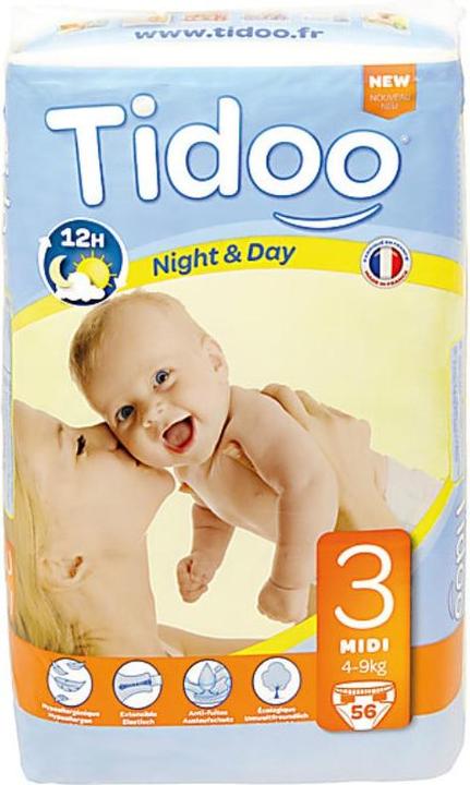 Image du produit Tidoo jour et nuit (Taille 3, Pack, 56 pcs)