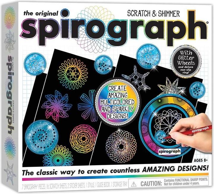 Actual product image Playmonster Spirograph Scratch & Shimmer