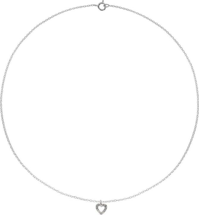 Immagine prodotto Bijouteria Collana per bambini (Argento 925, Vetro (di orologio), 36 - 39 cm)