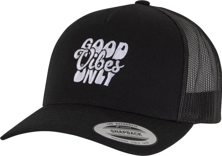 Produktbild Mister Tee MisterTee Good Vibes Only 5-Panel Retro Trucker Cap - 180749 (One Size)