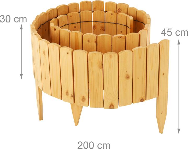 Immagine prodotto Relaxdays Bordo per aiuola (200 cm)