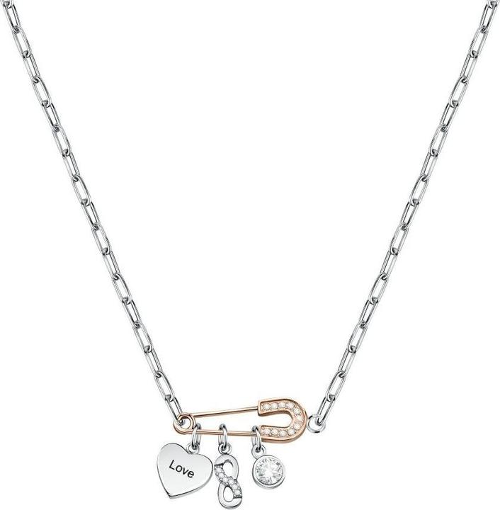 Image du produit La Petite Story Collier en acier avec pendentifs Love LPS10ASD01 (L)