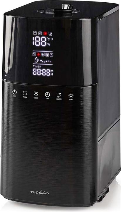 Image du produit Nedis Humidificateur 30 W Avec brume fraîche 6 l Hygromètre Minuterie Convient pour un espace jusqu'à : (50 m²)