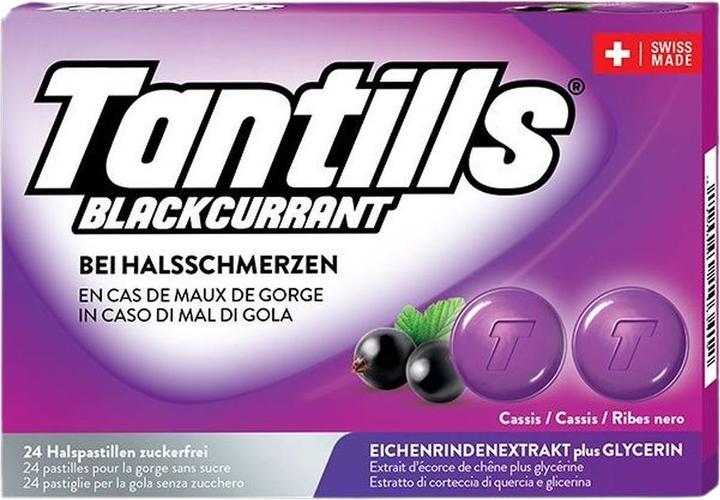 Immagine prodotto Tantills Pastiglie per la gola Blackcurr 24 pezzi (24 Pezzo/i)