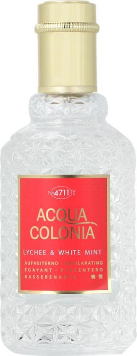 Actual product image Acqua Colonia 4711 Acqua Colonia Lychee & White Mint Eau de Cologne 50 ml (Eau de cologne, 50 ml)