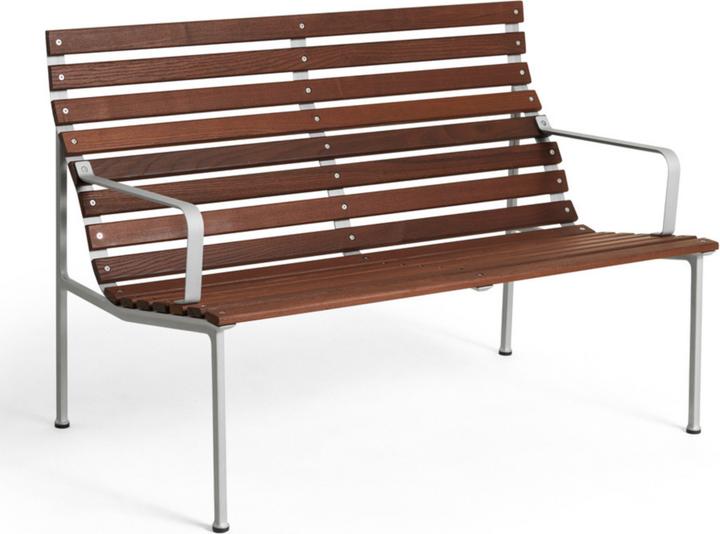 HAY Lounge Gartenbank mit Armlehnen Traverse