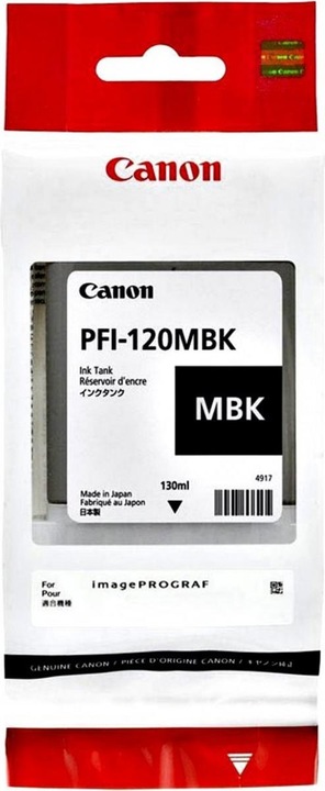 Actual product image Canon PFI-120 (MBK)