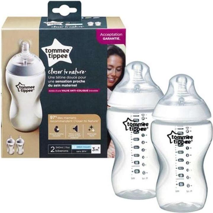 Tommee Tippee Biberons Easi-Vent Babyflasche (340 ml)