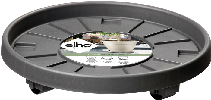 Produktbild Elho Untersetzer mit Rollen 40 cm anthrazit