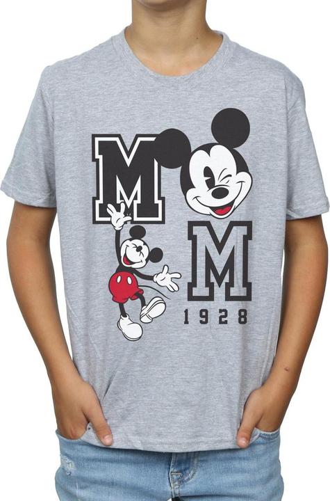 Actual product image Disney Boys Mickey Mouse Jump And Wink T-Shirt (128)
