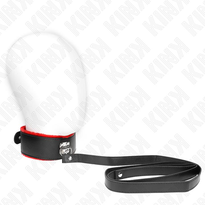 Produktbild Pipedream KINK - HALSKETTE MIT GÃoeRTEL 116 CM MIT ROTEM LEDERBAND VERSTELLBAR 40-48 CM X 6 CM