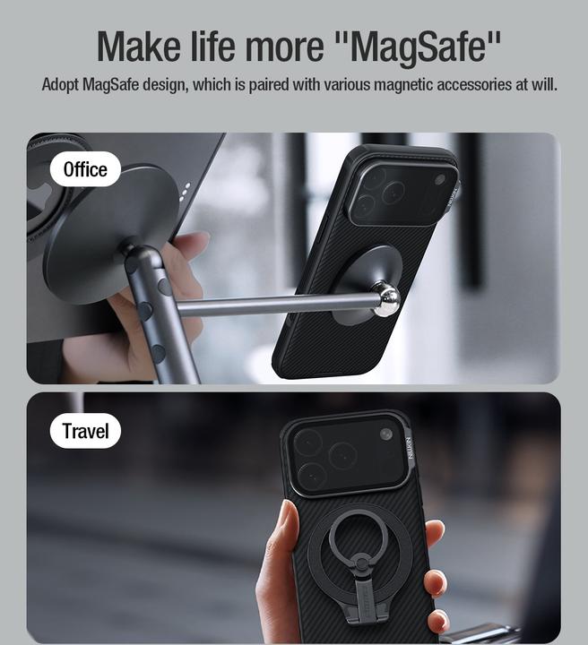 Image du produit Nillkin CamShield Prop Magnetic Series Hardcase Hülle (Apple iPhone 17 Pro Max)