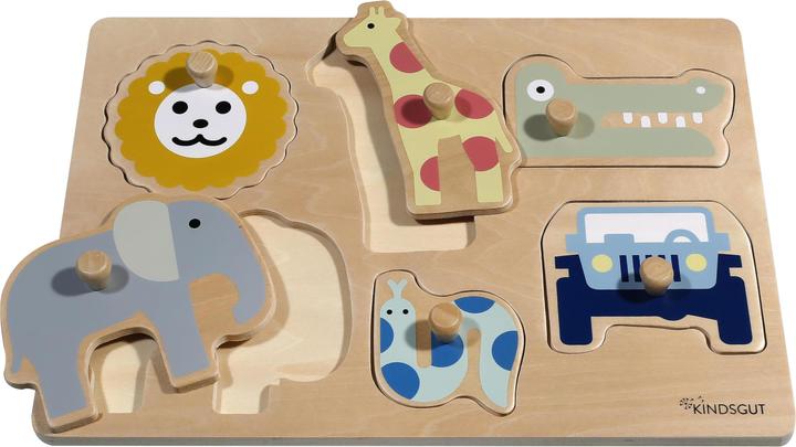 Image du produit Kindsgut Jeu d'assemblage Puzzle Safari
