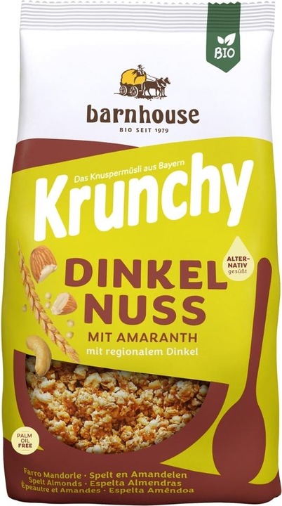 Produktbild Barnhouse Krunchy Amaranth Dinkel-Nuss (375 g)