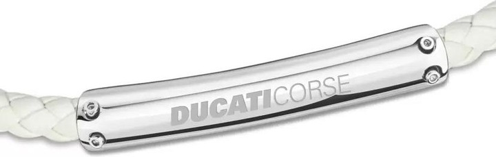 Image du produit Ducati Bracelet Vittoria (22 cm, Cuir, Acier inoxydable)