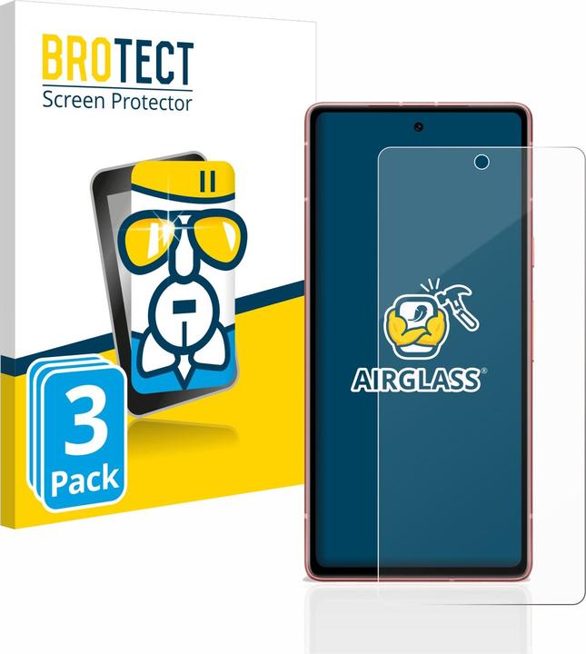 Produktbild BROTECT AirGlass Panzerglasfolie (3 Stk., Google Pixel 7a)