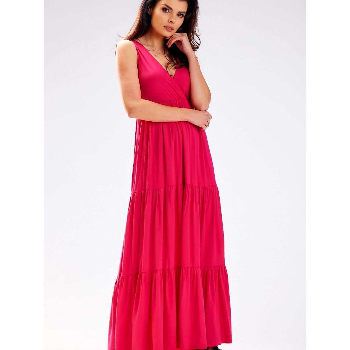 Awama, Damen, Kleider, Alltagskleid, Rosa, (XL)