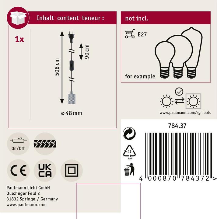 Image du produit Paulmann Neordic Tilla (E27)