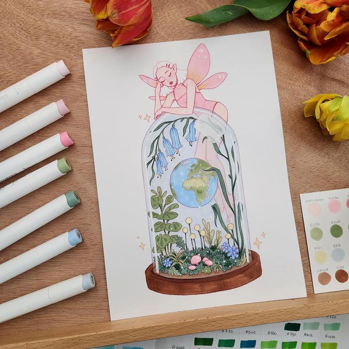 Image du produit Ohuhu Kunst-Skizzenbuch - 150 g/m², 60 Blatt, 22.9 x 30.5 cm (Blanc, Couverture souple)