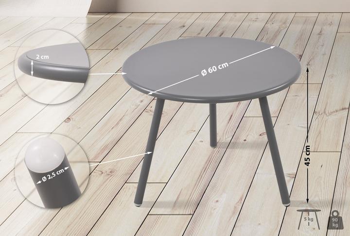 Image du produit CLP Table basse Minot résistante aux intempéries et aux UV