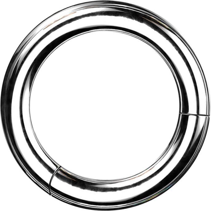 Produktbild Star Piercing Segmentring klappbar silber (ohne Messing, Titan)
