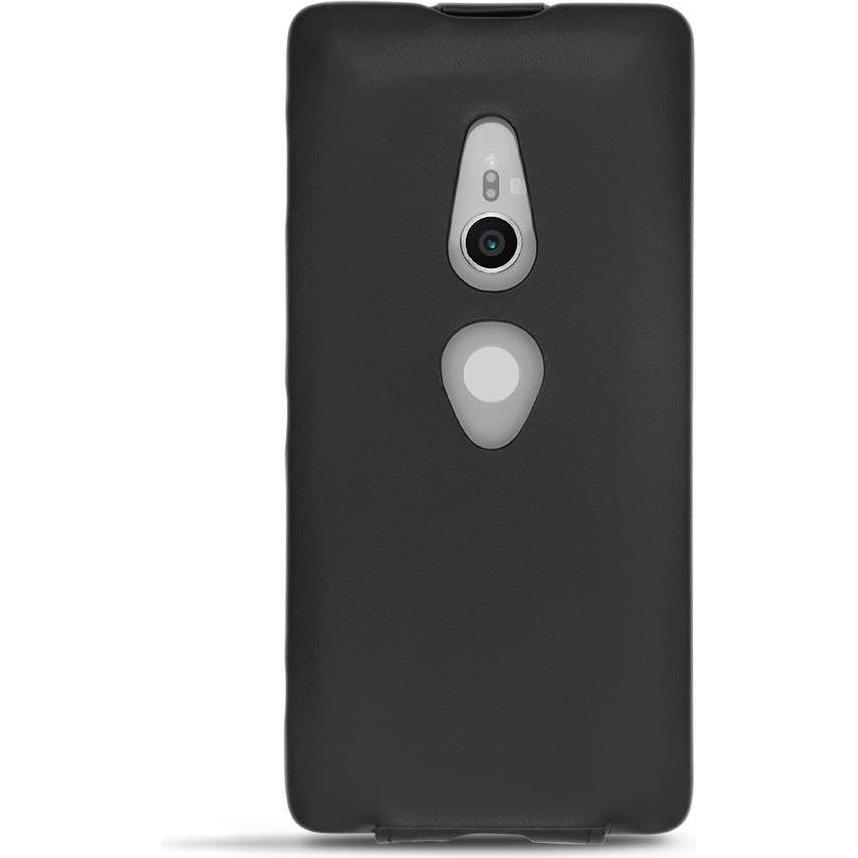 Noreve Lederschutzhülle vertikal (Sony Xperia XZ2), Smartphone Hülle, Violett