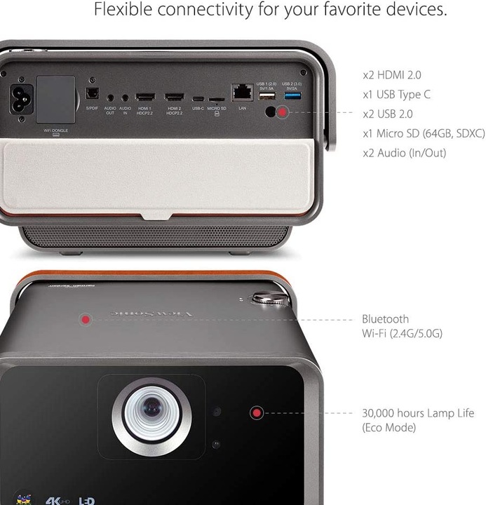 Produktbild Viewsonic X10-4K (4K, 2400 lm, 0.8:1)
