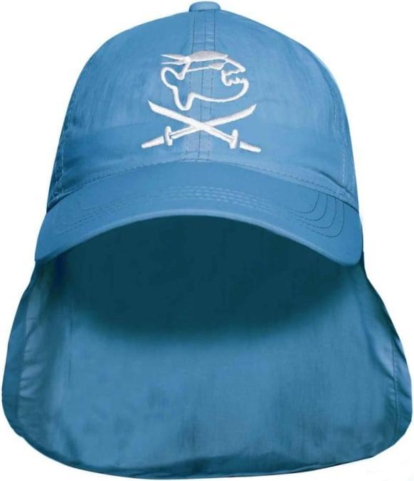 Immagine prodotto IQ-UV Berretto di protezione solare per bambini Jolly con protezione per il collo riciclato blu (1 pz)