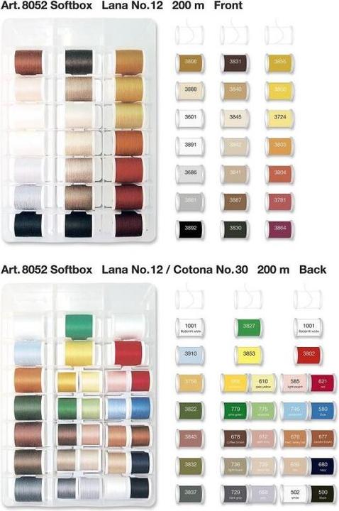 Actual product image Madeira Embroidery, Quilt & Overlock Thread Lana (200 m)