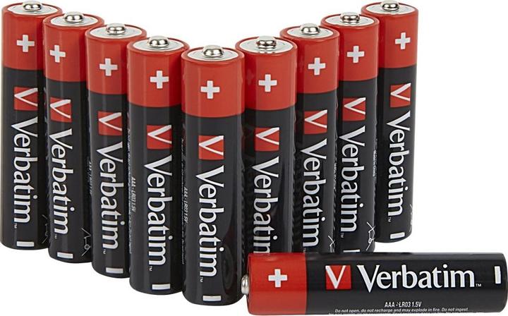 Image du produit Verbatim Pile Alcaline AAA (10 pcs, AAA)