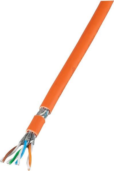 Actual product image EFB Elektronik LANCat.7 Raw cable 1000 AWG23 S/FTP 4P FRNC-B CPR Dca orange 500m MK7101 - SFTP (S/FTP, CAT7, 500 m)