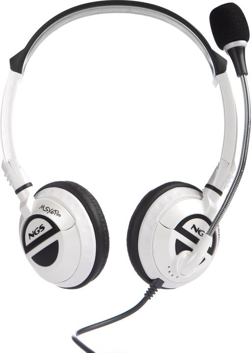 Immagine prodotto NGS MSX6 Pro Cuffie ad archetto cablate Chiamate/Musica Bianco (Cablato)
