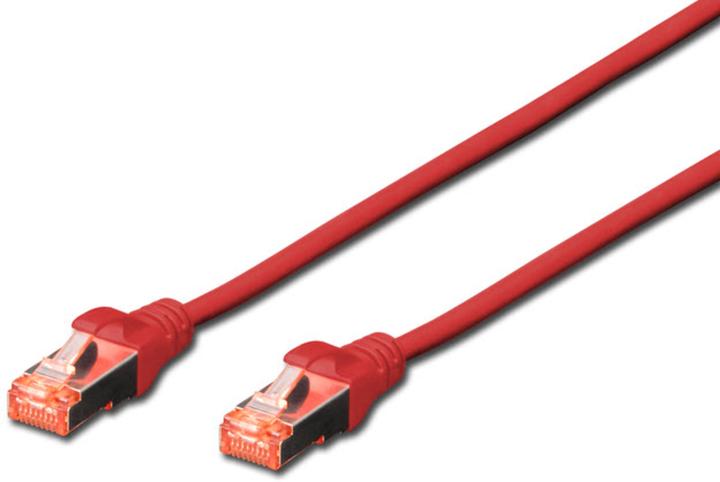 Actual product image Digitus CAT6 S-FTP Patchk.,0,5m, Red (S/FTP, CAT6, 0.50 m)