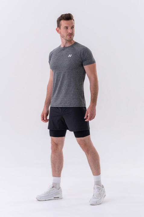 Produktbild Nebbia Lightweight Sporty T-shirt "Grey" 325 dark grey (L)