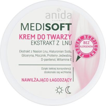 NoName, Gesichtscreme, Medisoft Feuchtigkeitsspendende und beruhigende Gesichtscreme 100ml (100 ml)