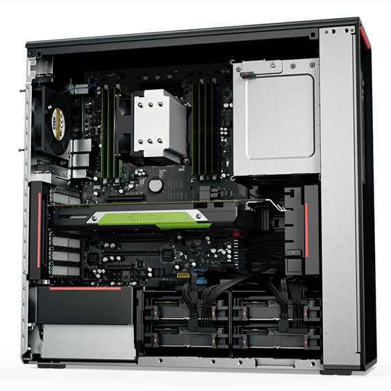 Produktbild Lenovo ThinkStation P520 - 256GB - 30BE006QGE (Intel Xeon W-2123, 8 GB, 256 GB)