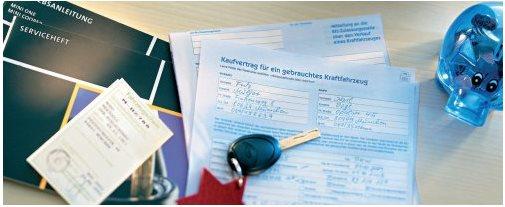 Image du produit Avery Contrat de vente d'un véhicule d'occasion (4 x)