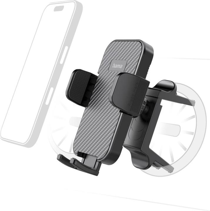 Produktbild Hama Auto-Handyhalterung für runde Lüftung, 360 Grad drehbar, universal