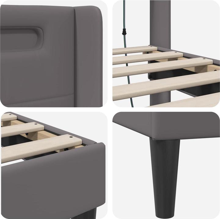Image du produit vidaXL Modernes Bett (120 x 200 cm)