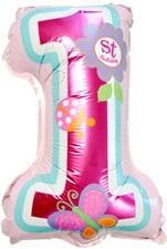 Produktbild Teka Ein Jahr alter rosa Folienballon (1 x)